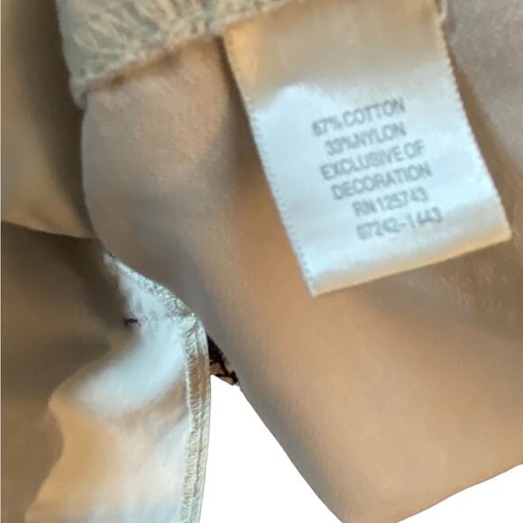 Christopher & Banks Woman's Khaki Cargo Skirt Size 10 - Picture 7 of 11